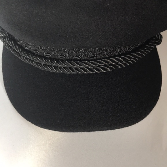 New! Black Newsboy Cap - Picture 8 of 8